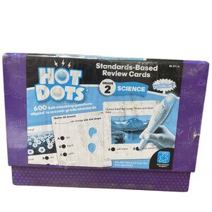 Hot Dots Standards-Based Science Review Cards Grade 2 SKU 9428
